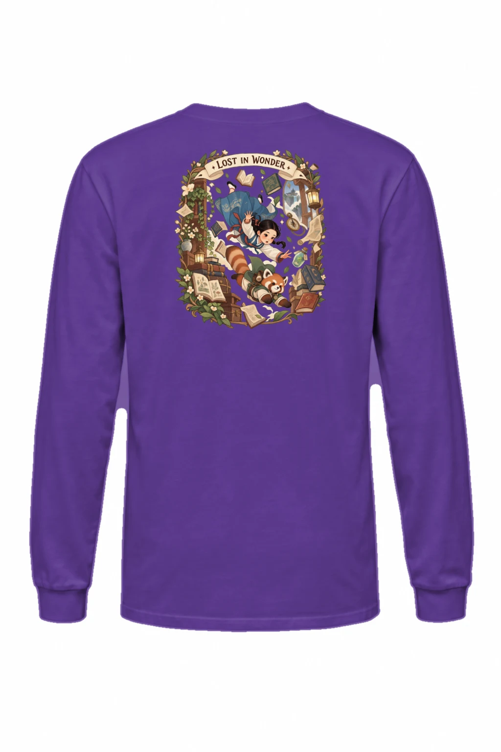 "Lost In Wonder" Unisex Longsleeve T-shirt | Gildan 2400