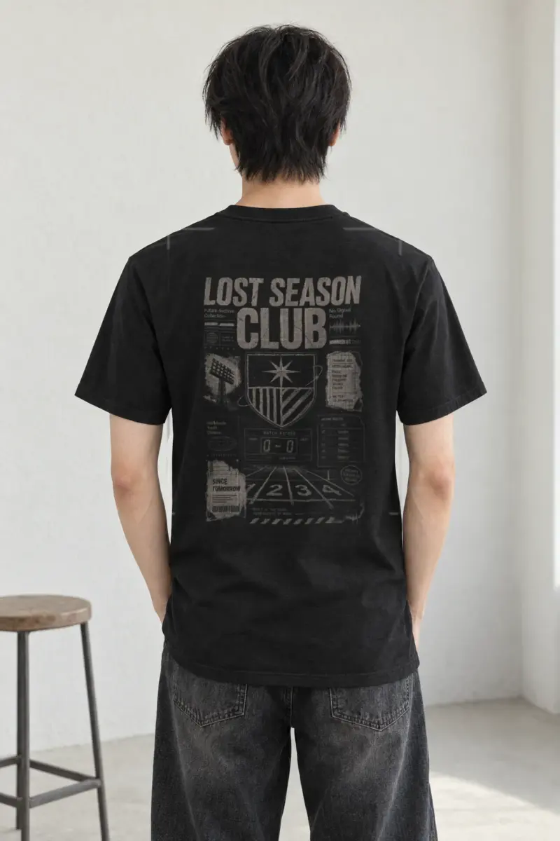 "Lost Season Club" Heavyweight Unisex Crewneck T-shirt
