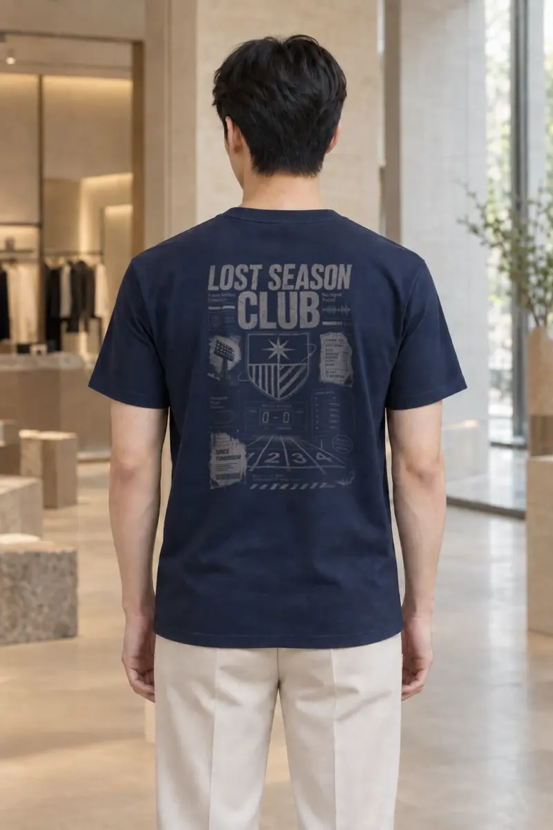 "Lost Season Club" Heavyweight Unisex Crewneck T-shirt | Gildan 5000