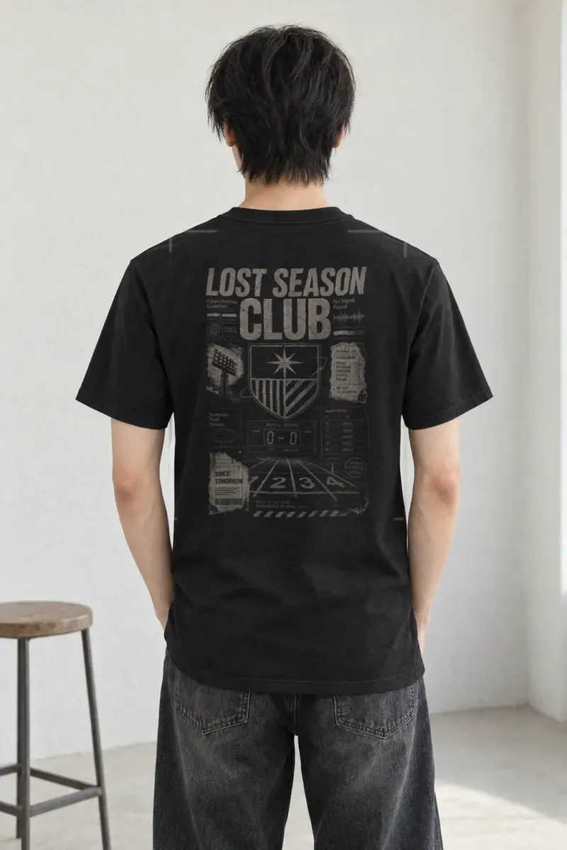 "Lost Season Club" Heavyweight Unisex Crewneck T-shirt