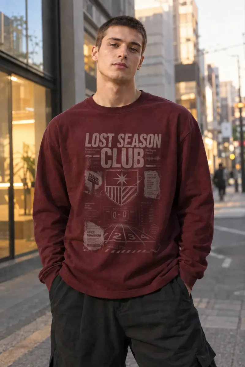 "Lost Season Club" Unisex Longsleeve T-shirt | Gildan 2400