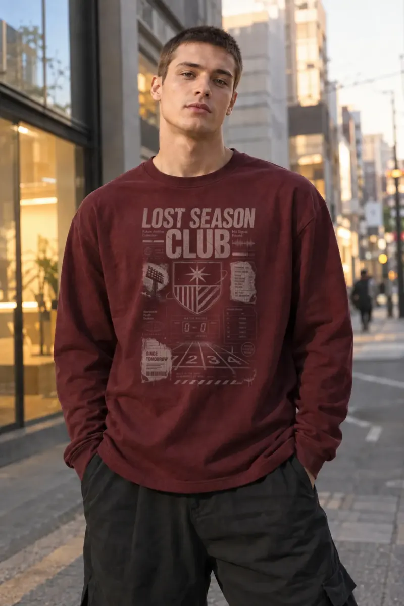 "Lost Season Club" Unisex Longsleeve T-shirt | Gildan 2400