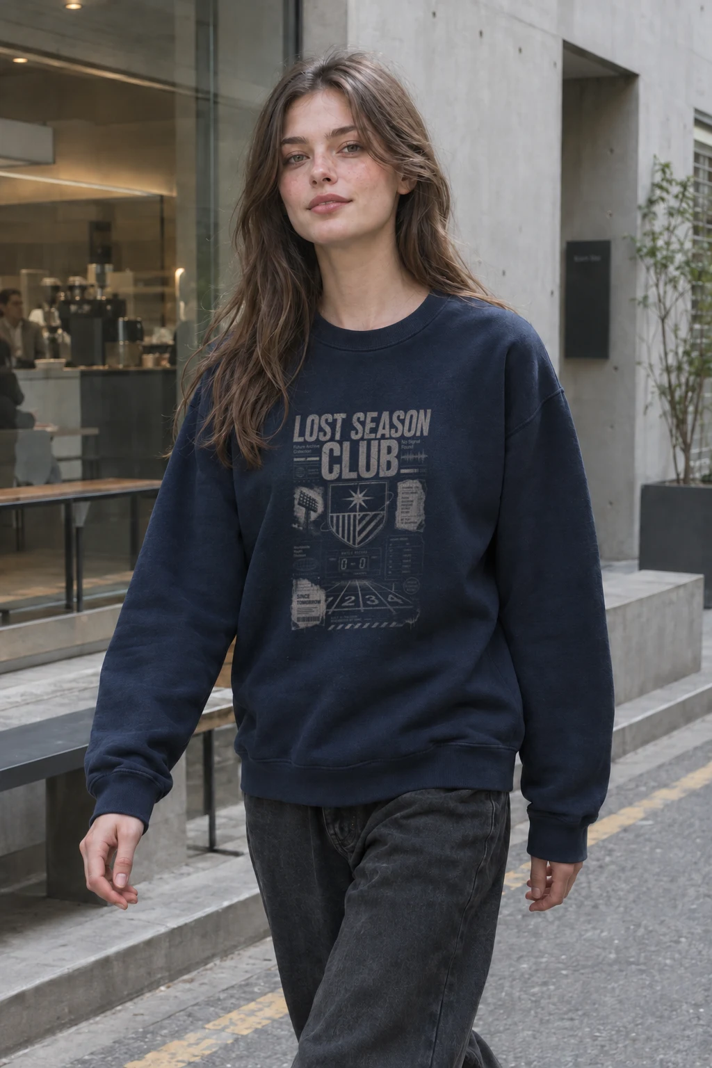 "Lost Season Club" Unisex Sponge Fleece Crewneck Sweatshirt | Bella + Canvas 3901