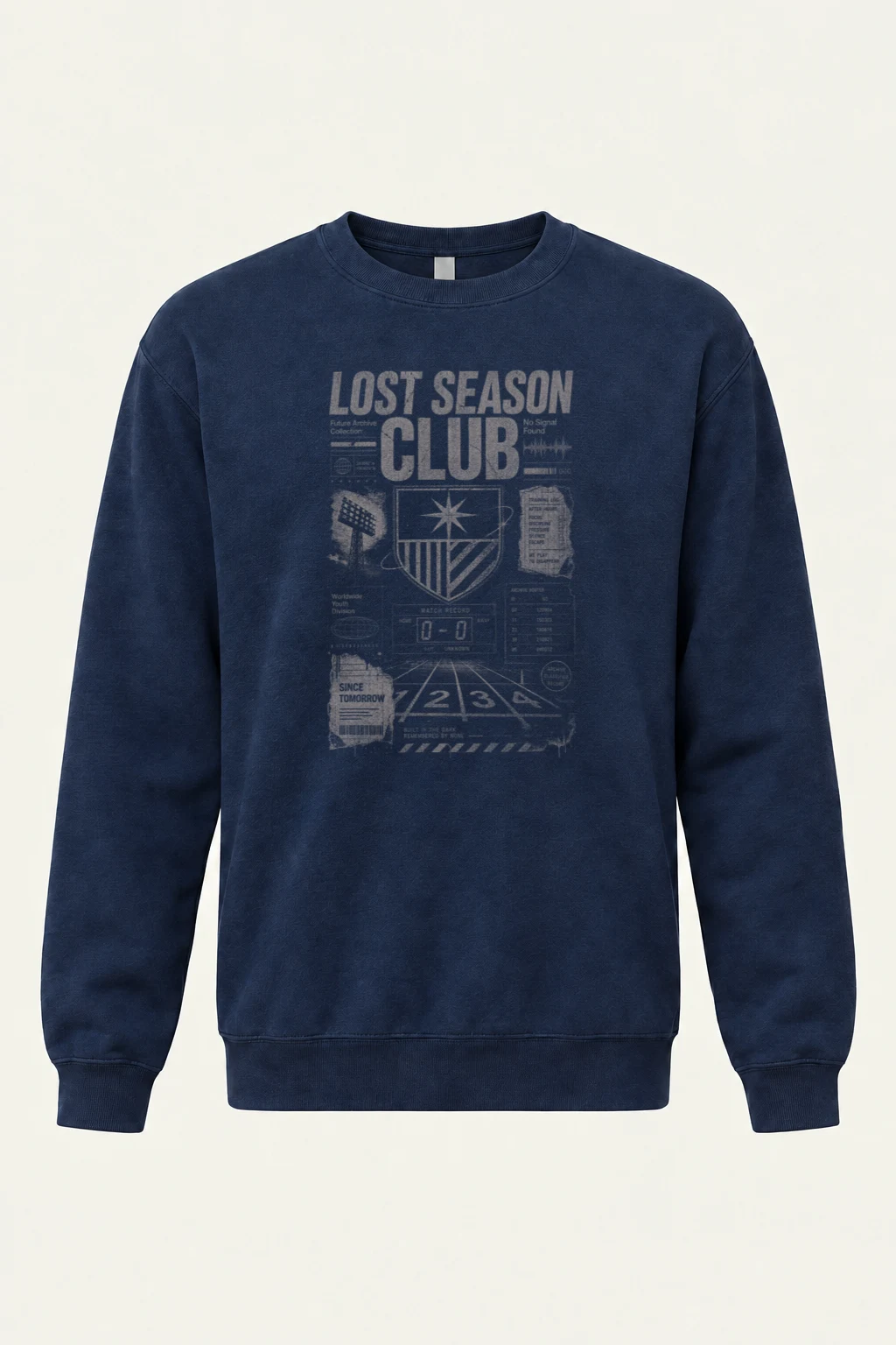"Lost Season Club" Unisex Sponge Fleece Crewneck Sweatshirt | Bella + Canvas 3901