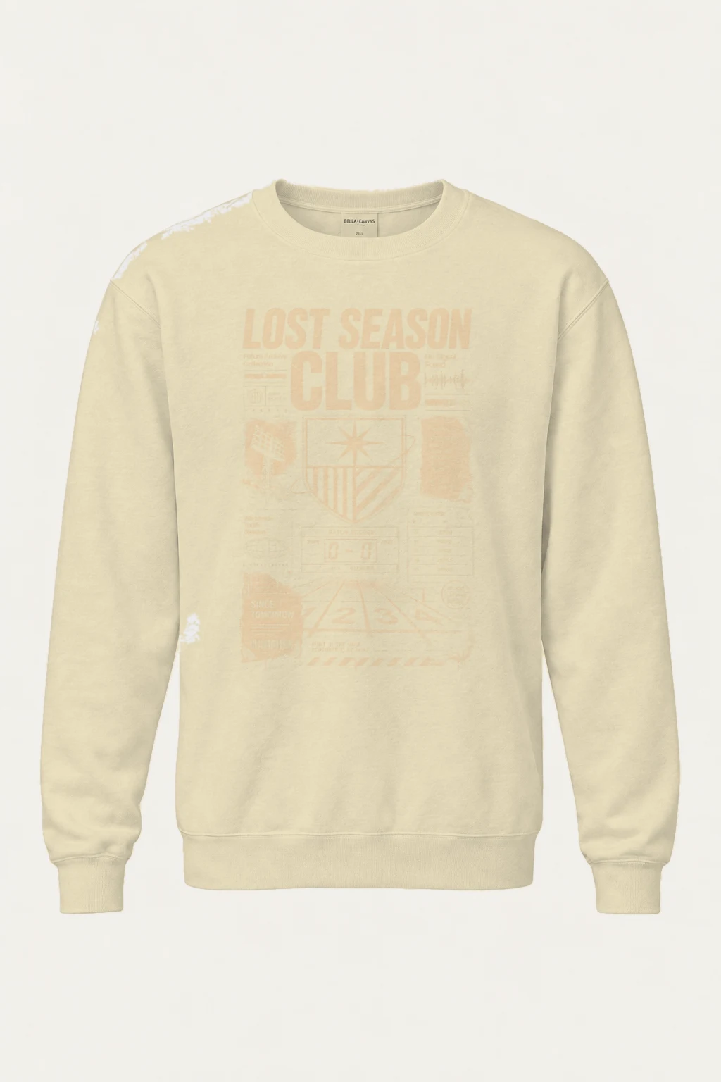 "Lost Season Club" Unisex Sponge Fleece Crewneck Sweatshirt | Bella + Canvas 3901