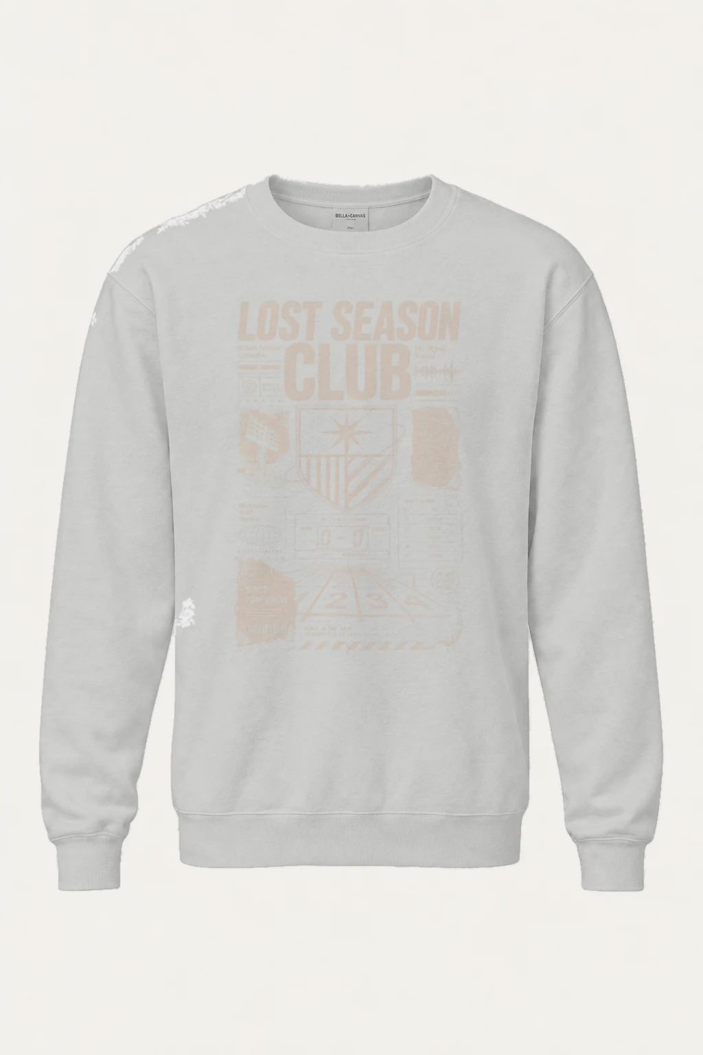 "Lost Season Club" Unisex Sponge Fleece Crewneck Sweatshirt | Bella + Canvas 3901