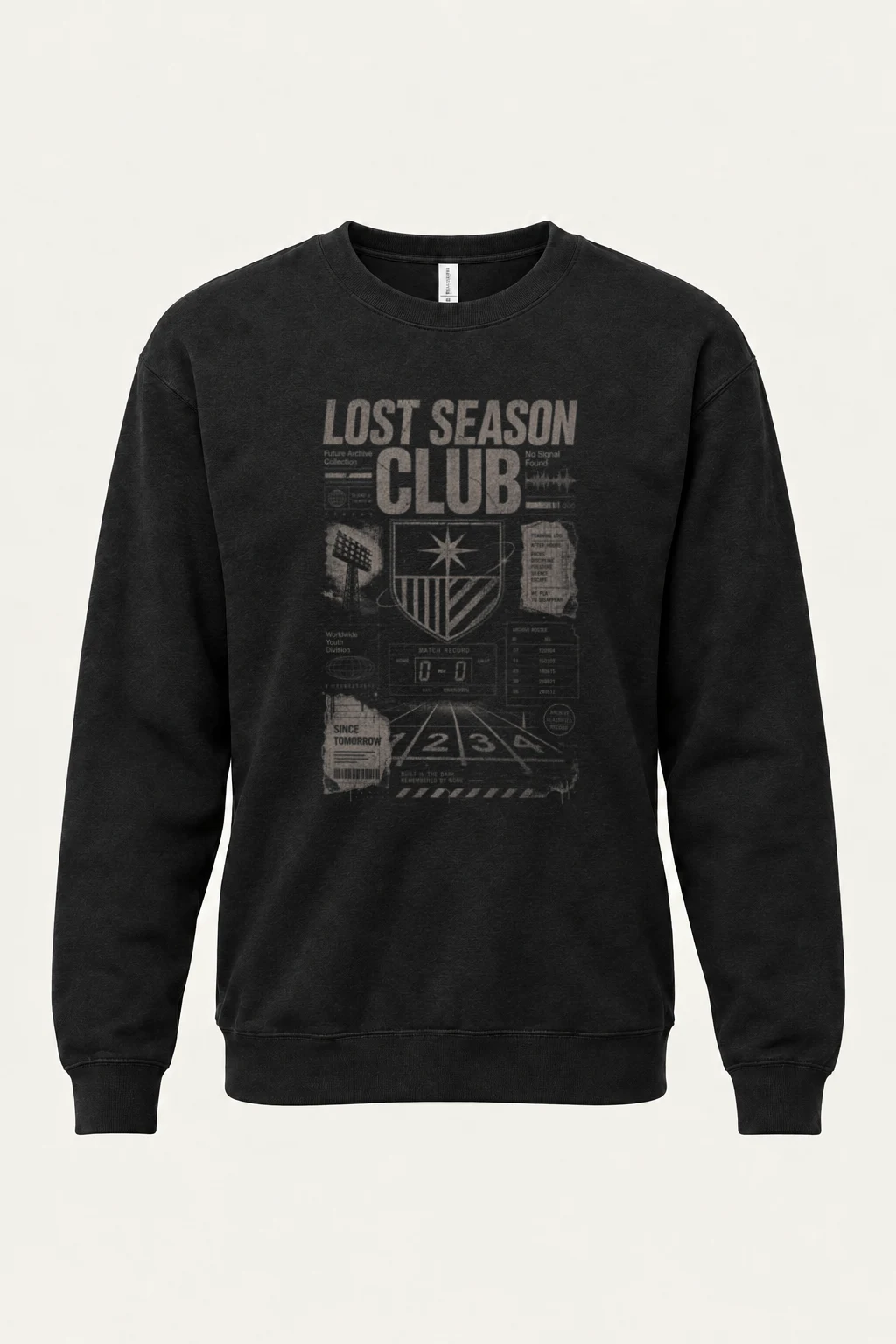 "Lost Season Club" Unisex Sponge Fleece Crewneck Sweatshirt | Bella + Canvas 3901