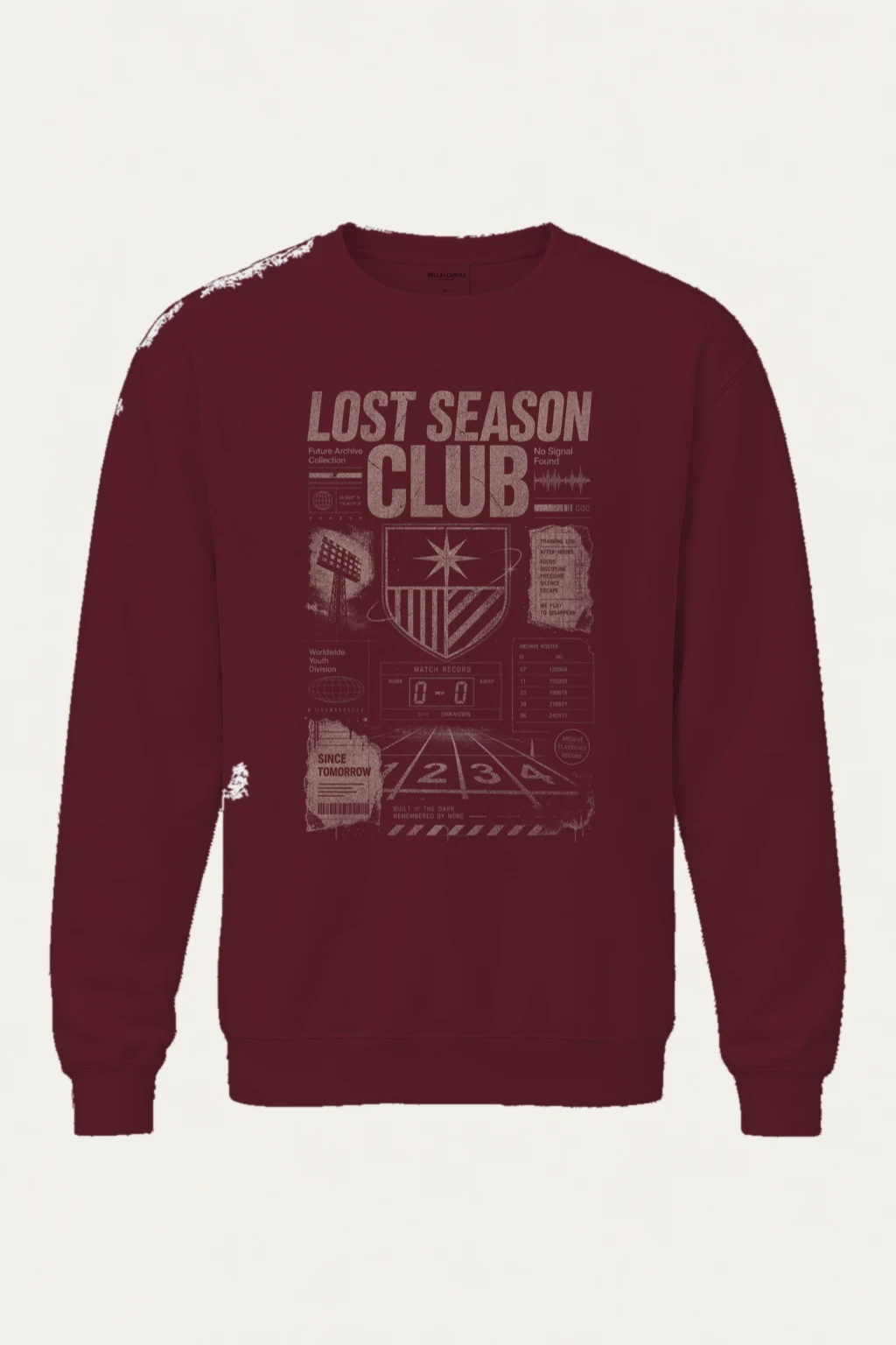 "Lost Season Club" Unisex Sponge Fleece Crewneck Sweatshirt | Bella + Canvas 3901