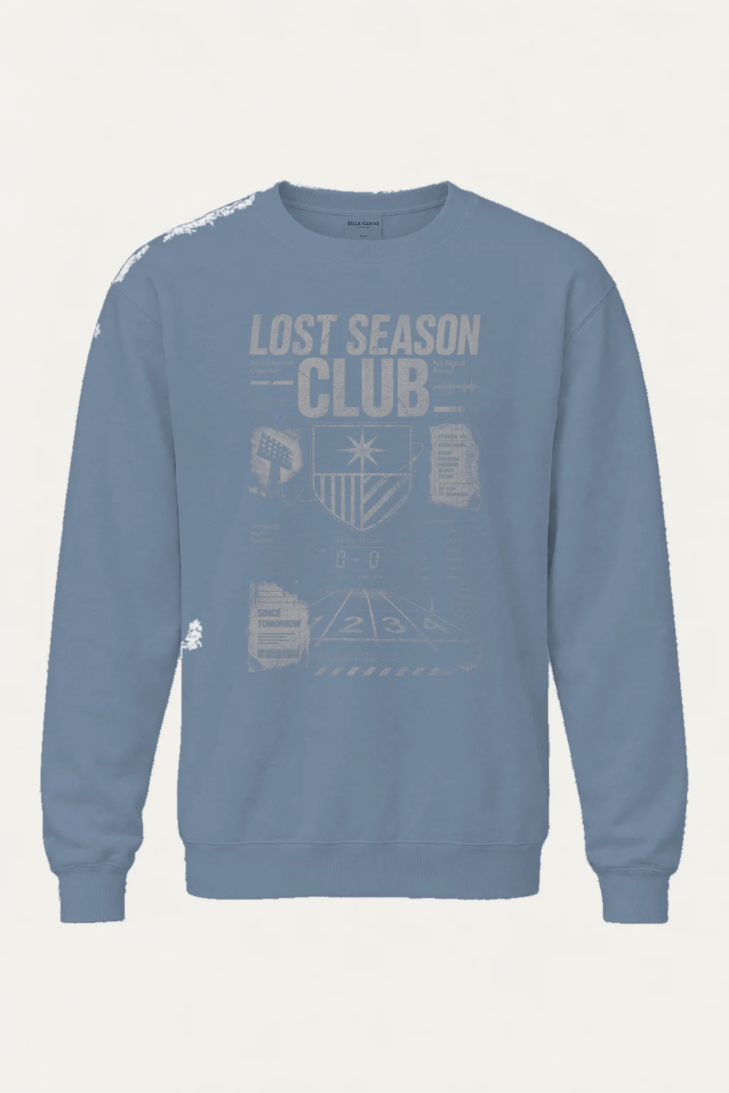"Lost Season Club" Unisex Sponge Fleece Crewneck Sweatshirt | Bella + Canvas 3901