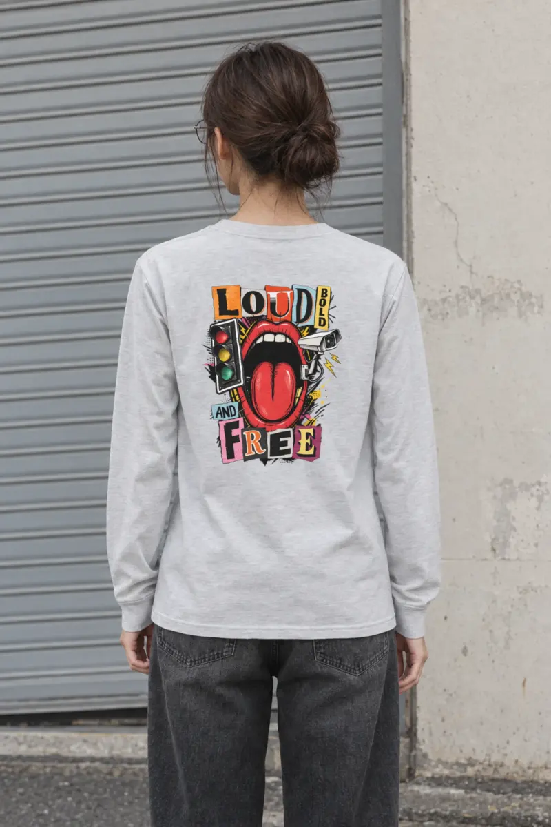 "Loud Bold And Free" Unisex Longsleeve T-shirt