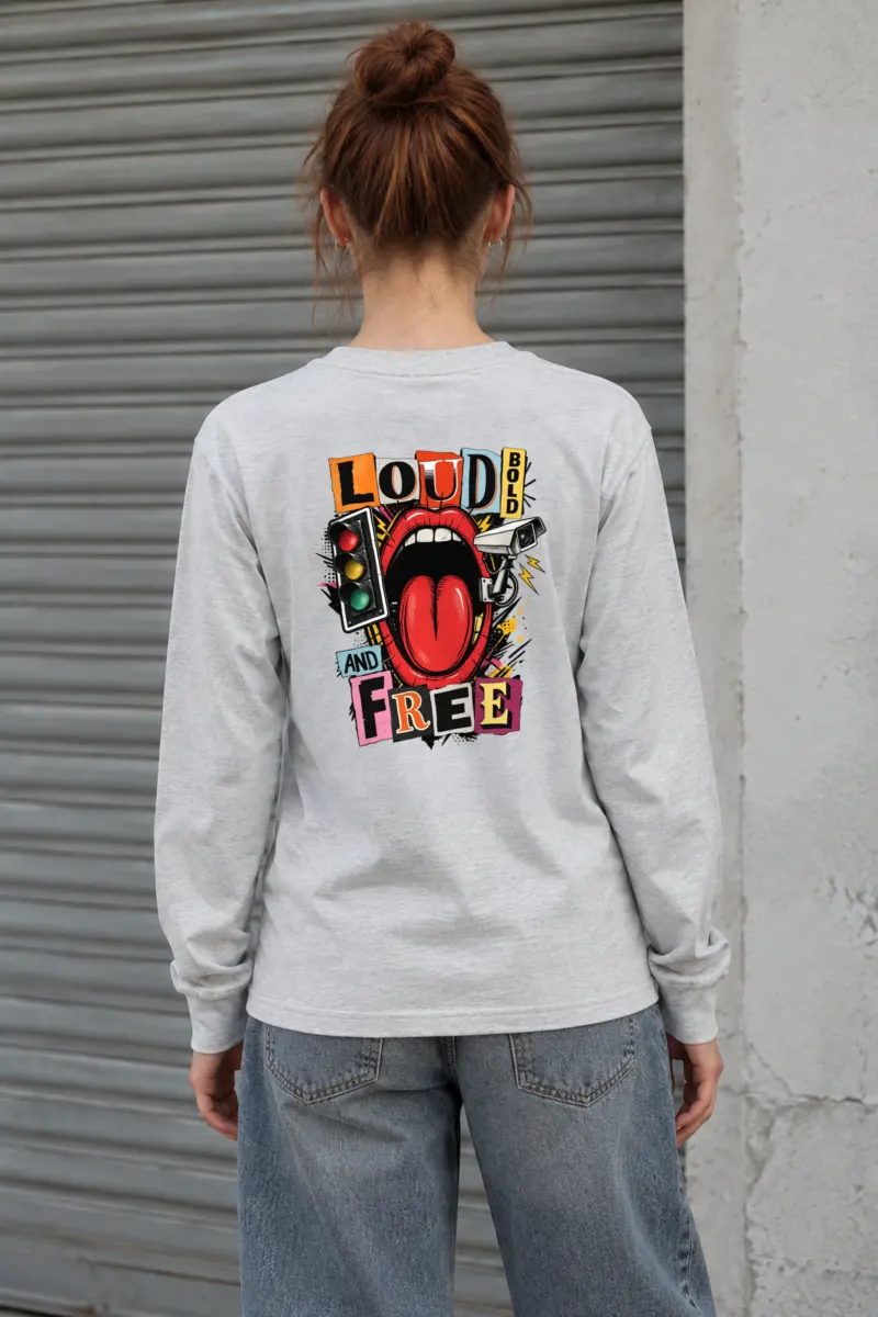 "Loud Bold And Free" Unisex Longsleeve T-shirt
