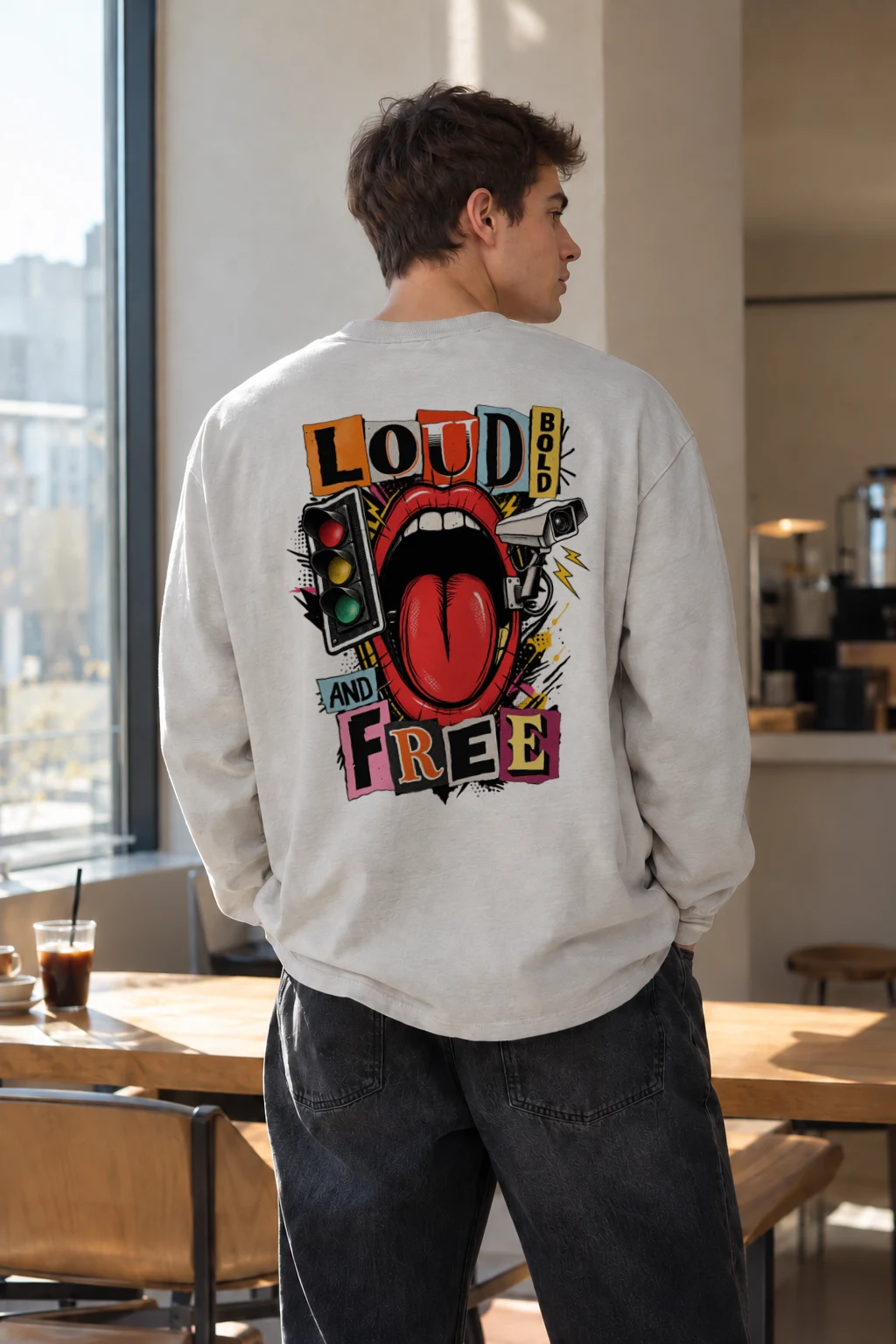 "Loud Bold And Free" Unisex Longsleeve T-shirt | Gildan 2400