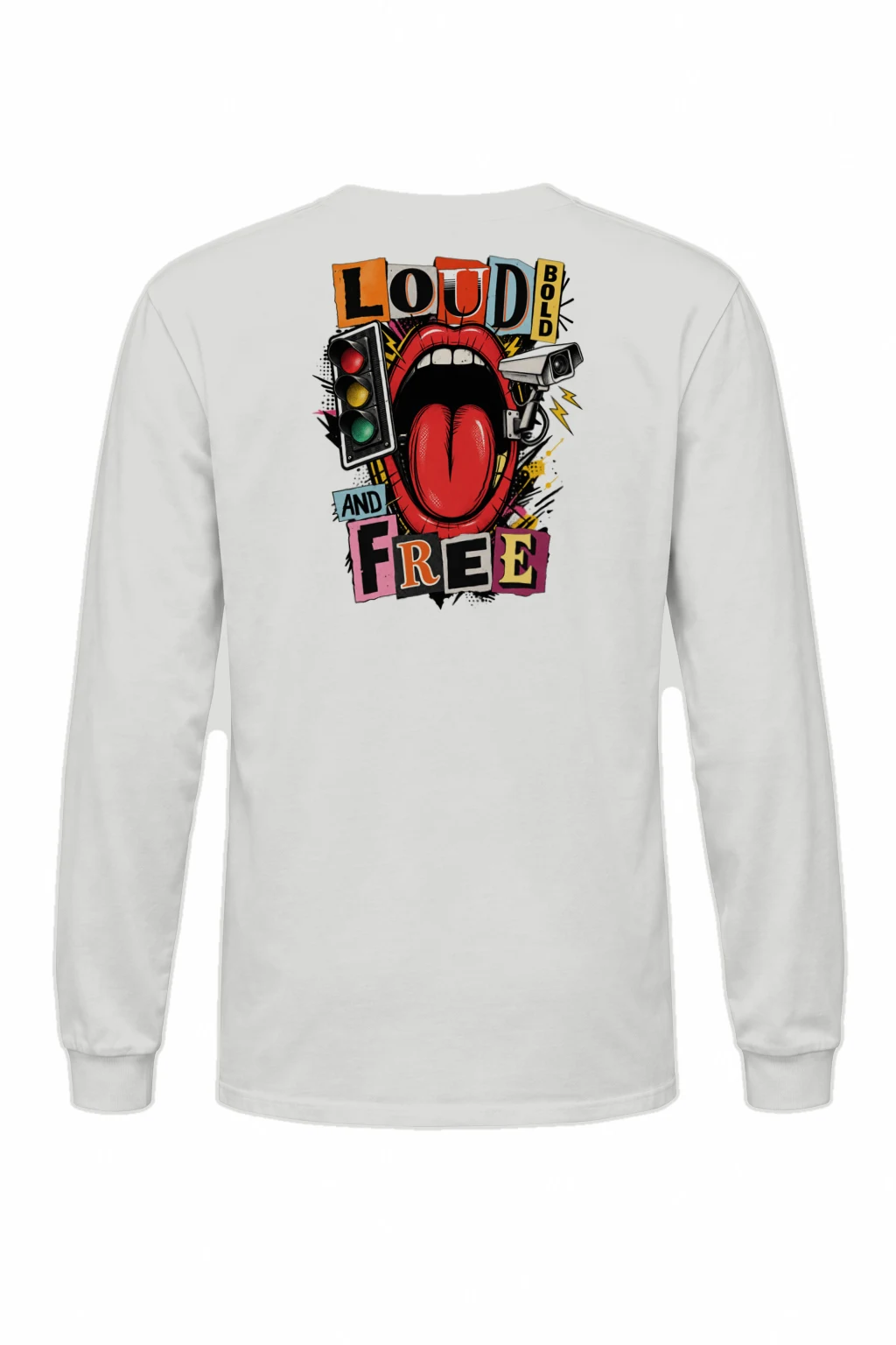 "Loud Bold And Free" Unisex Longsleeve T-shirt | Gildan 2400