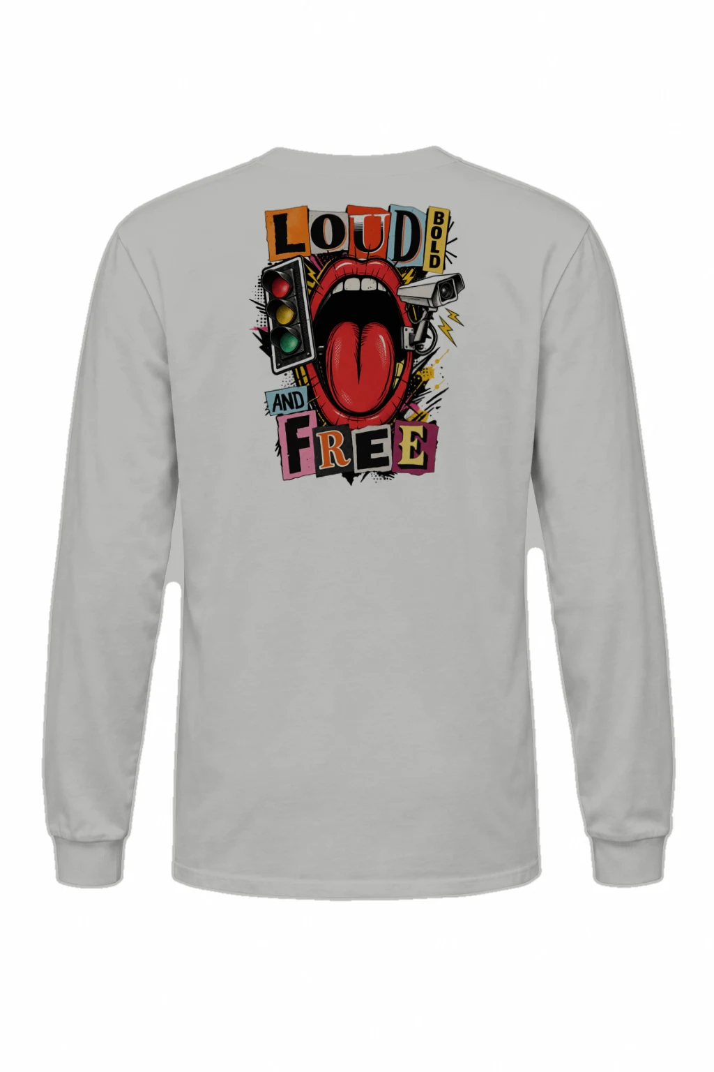 "Loud Bold And Free" Unisex Longsleeve T-shirt | Gildan 2400