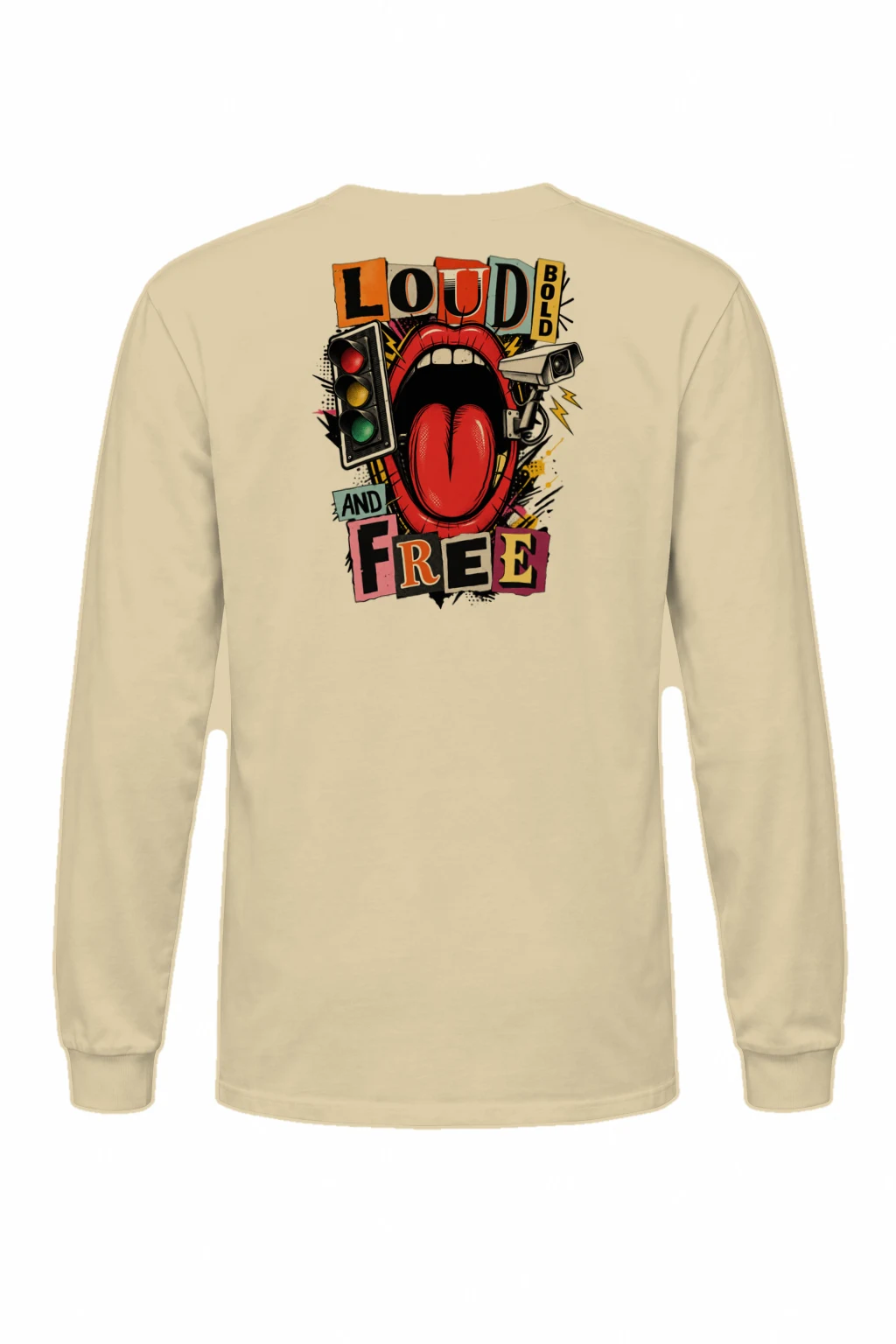 "Loud Bold And Free" Unisex Longsleeve T-shirt | Gildan 2400