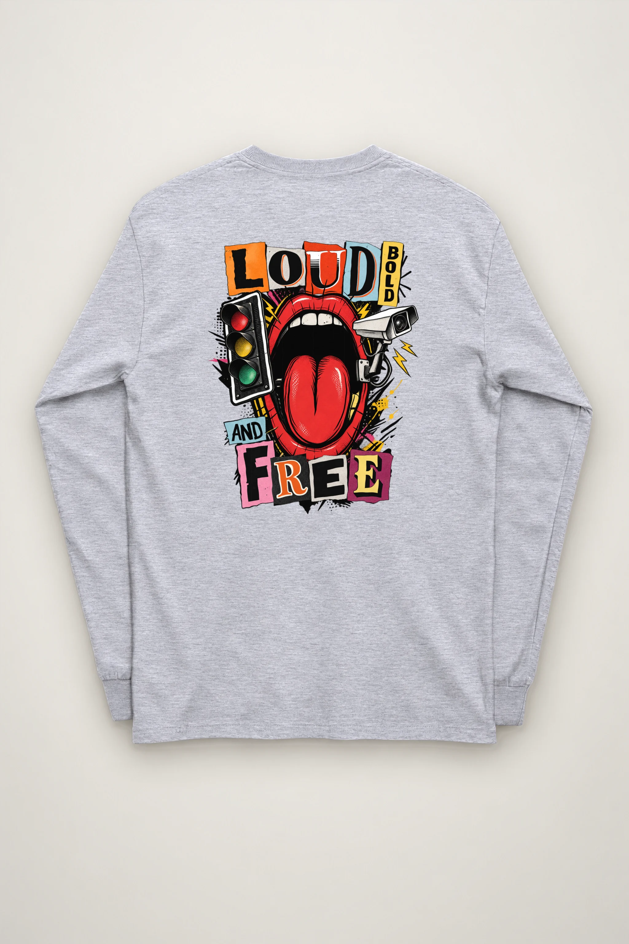 "Loud Bold And Free" Unisex Longsleeve T-shirt