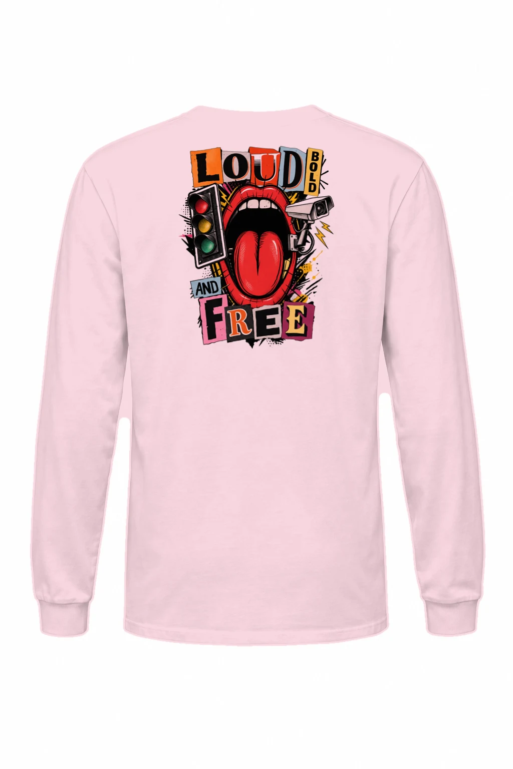 "Loud Bold And Free" Unisex Longsleeve T-shirt | Gildan 2400
