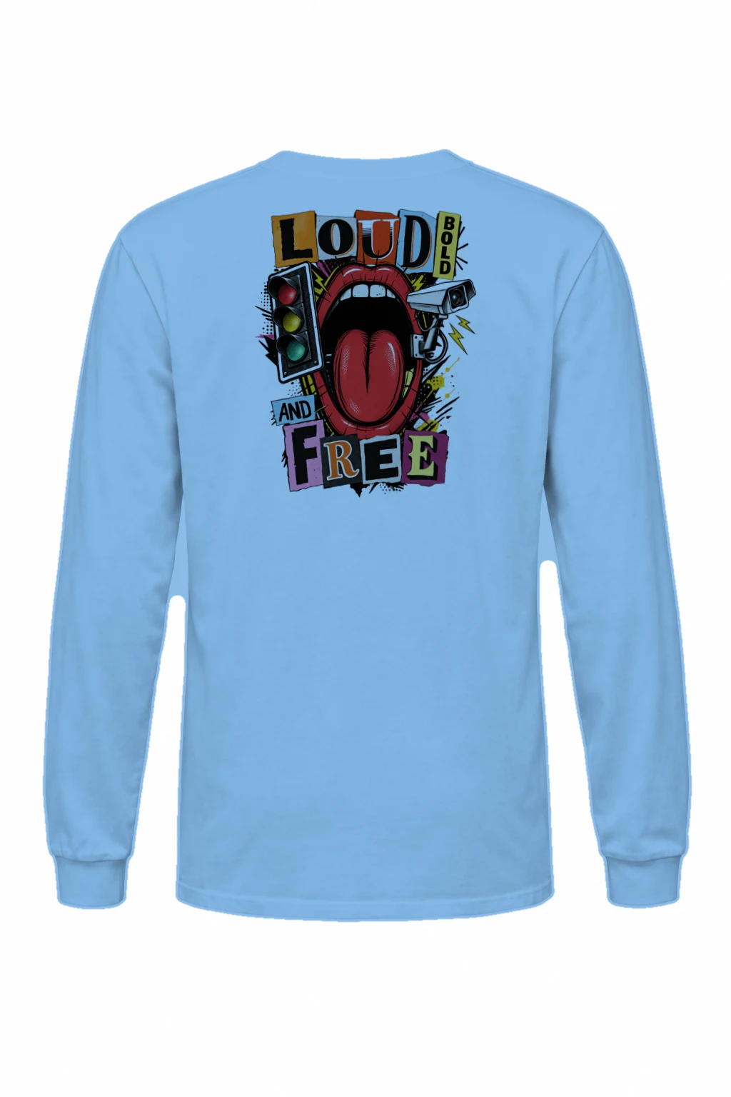"Loud Bold And Free" Unisex Longsleeve T-shirt | Gildan 2400
