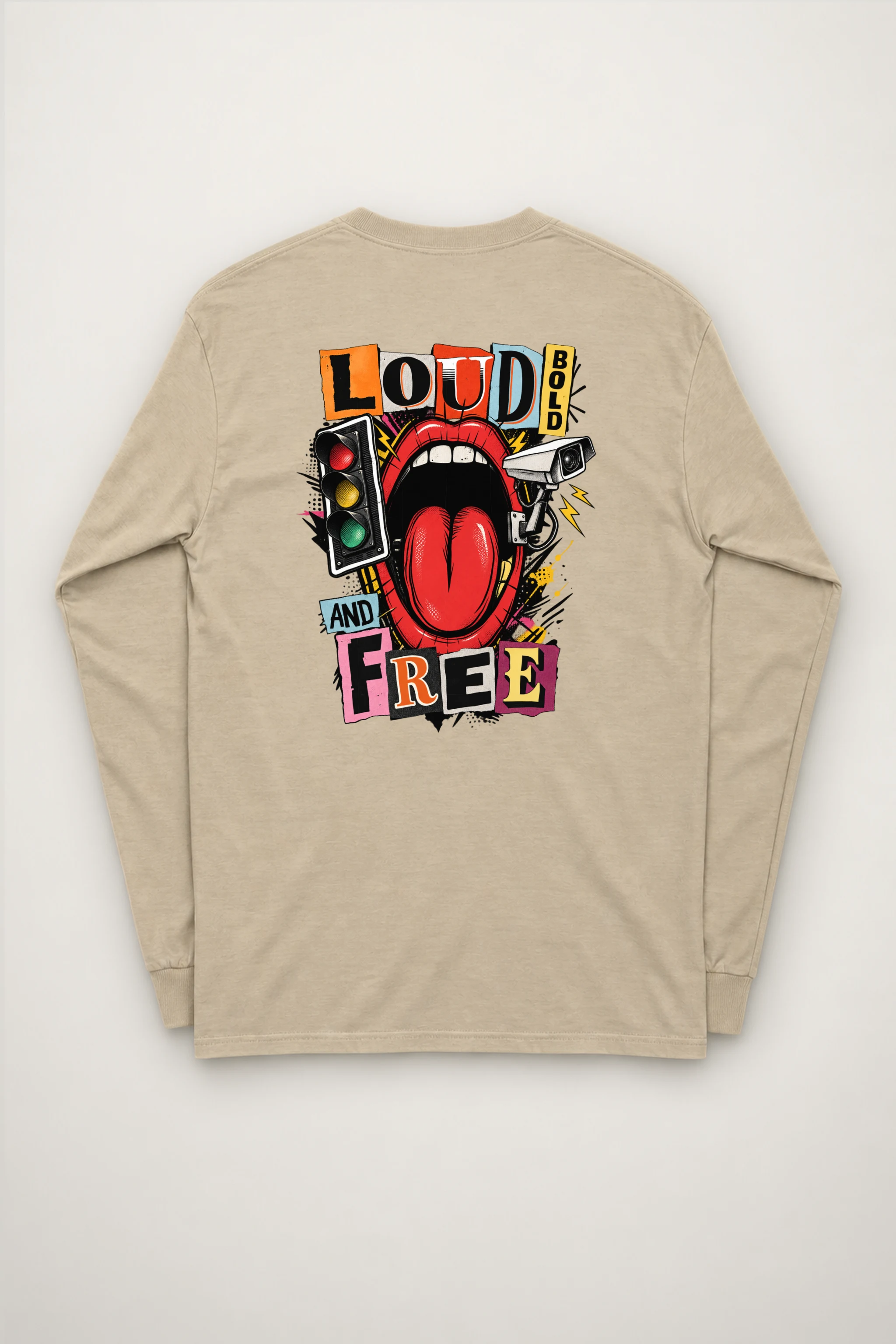 "Loud Bold And Free" Unisex Longsleeve T-shirt