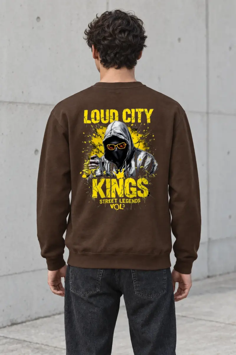"Loud City Kings" Heavy Blend Unisex Crewneck Sweatshirt | Gildan 18000