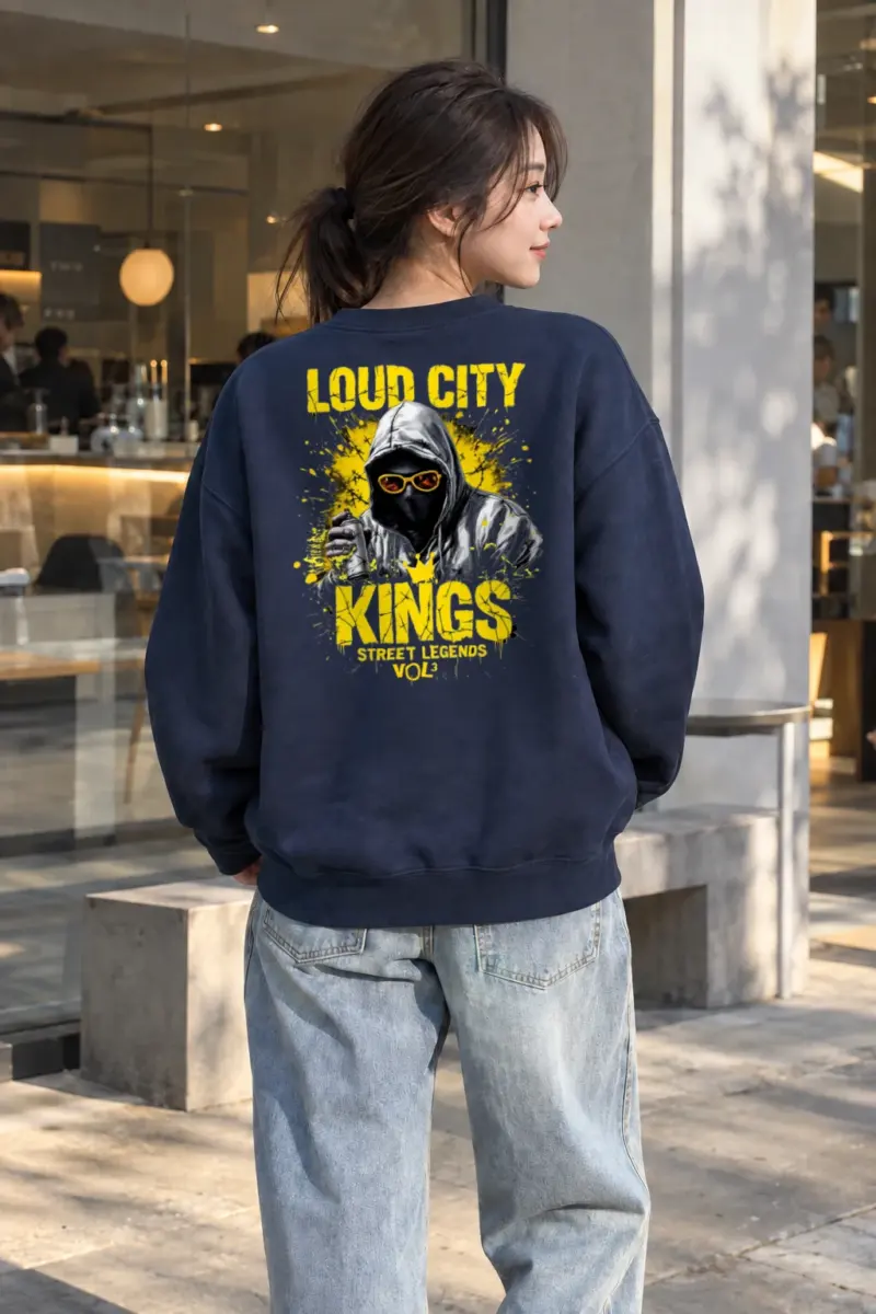 "Loud City Kings" Heavy Blend Unisex Crewneck Sweatshirt | Gildan 18000