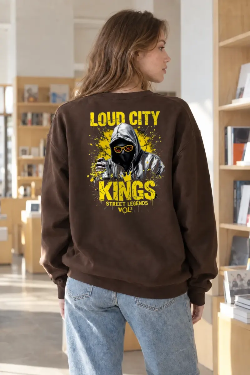 "Loud City Kings" Heavy Blend Unisex Crewneck Sweatshirt | Gildan 18000