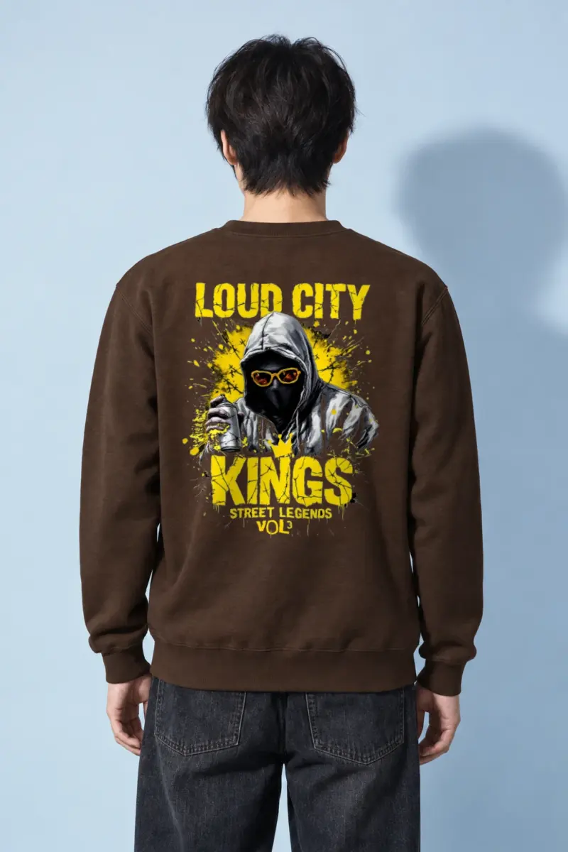 "Loud City Kings" Heavy Blend Unisex Crewneck Sweatshirt | Gildan 18000