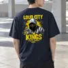 "Loud City Kings" Heavyweight Unisex Crewneck T-shirt | Gildan 5000