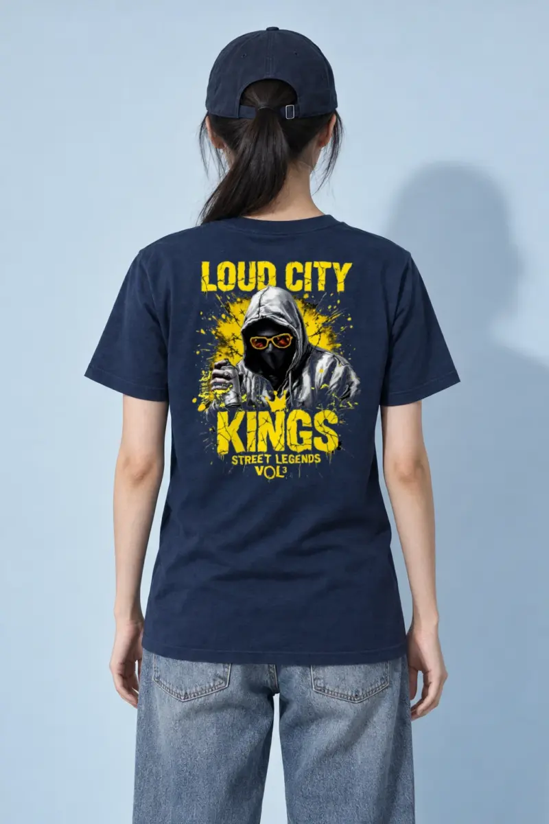 "Loud City Kings" Heavyweight Unisex Crewneck T-shirt | Gildan 5000