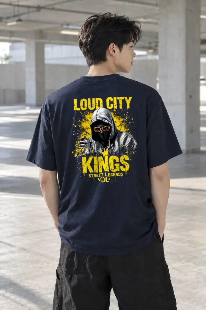 "Loud City Kings" Heavyweight Unisex Crewneck T-shirt | Gildan 5000