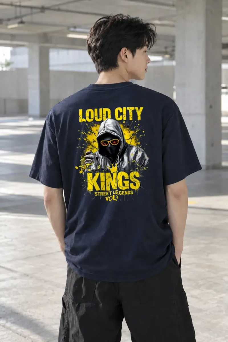 “Loud City Kings” Heavyweight Unisex Crewneck T-shirt | Gildan 5000