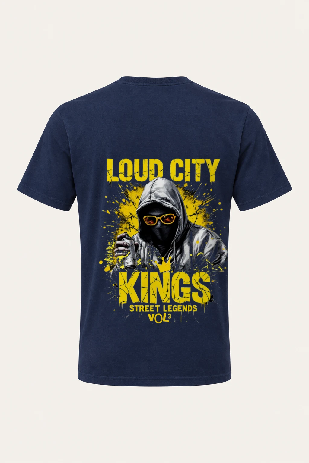 "Loud City Kings" Heavyweight Unisex Crewneck T-shirt | Gildan 5000