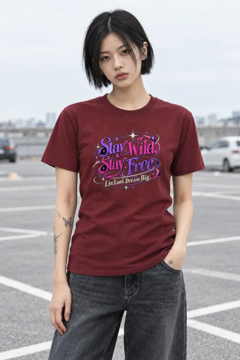 "Loud Dreamer" Heavyweight Unisex Crewneck T-shirt