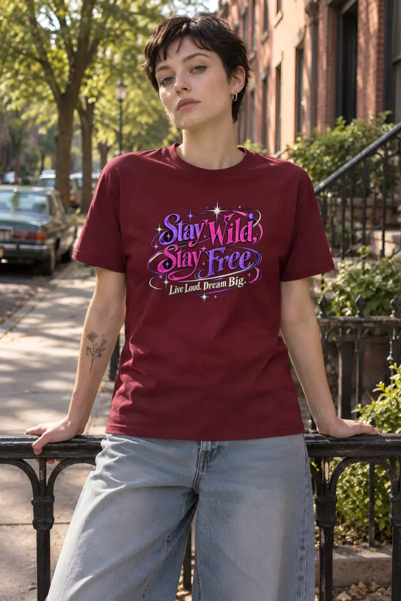 "Loud Dreamer" Heavyweight Unisex Crewneck T-shirt