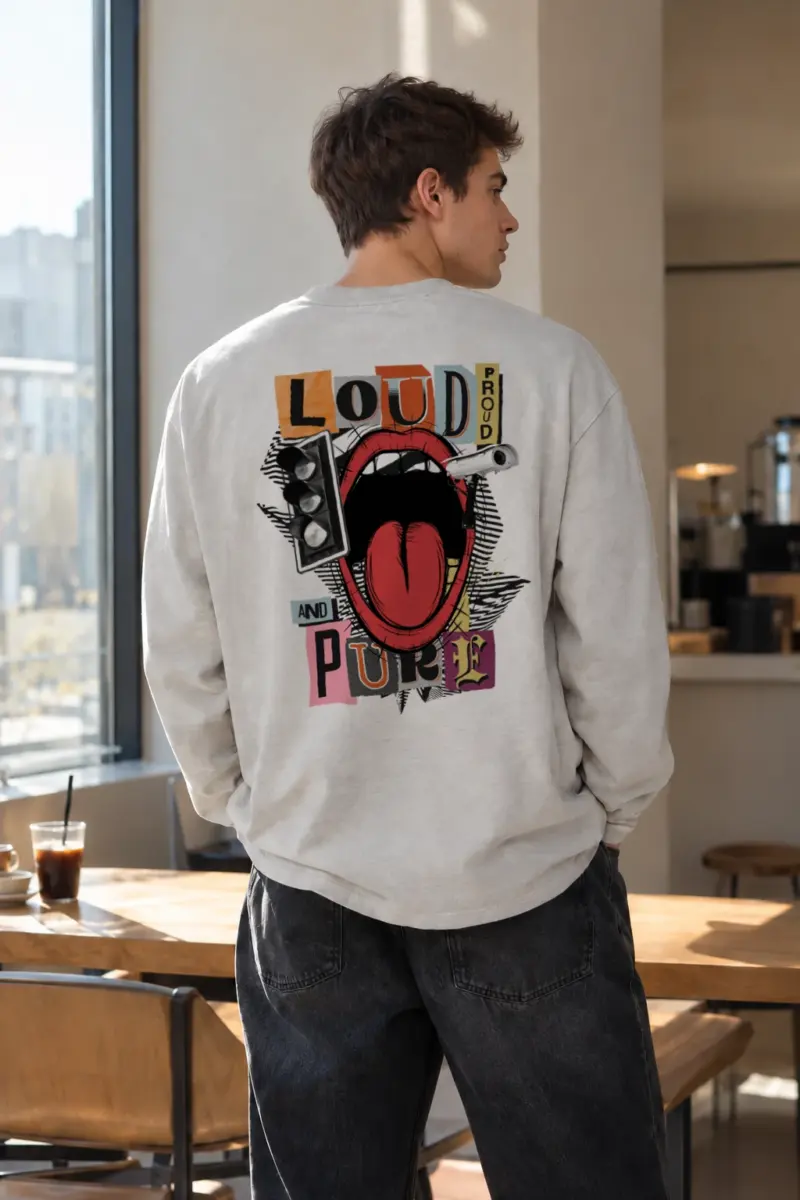 “Loud Proud And Pulse” Unisex Longsleeve T-shirt | Gildan 2400