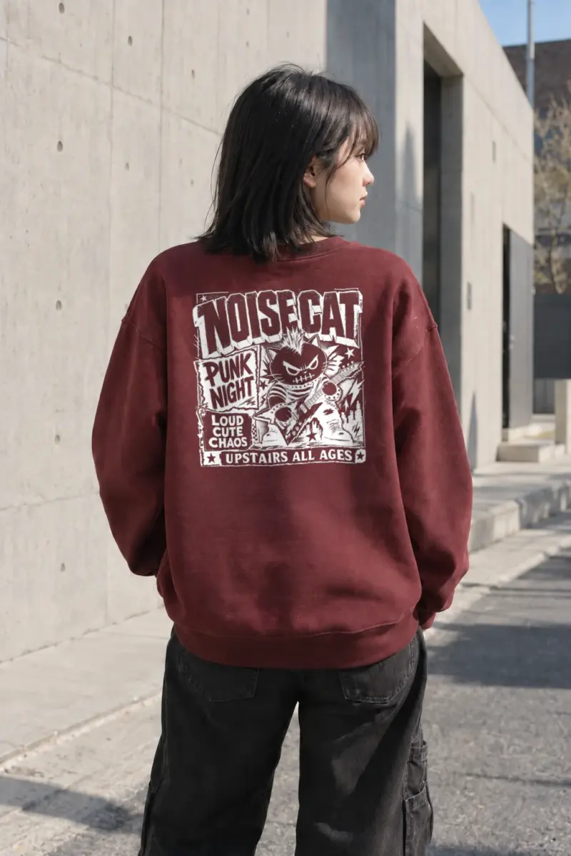 “Loud Quiet Chaos” Heavy Blend Unisex Crewneck Sweatshirt | Gildan 18000