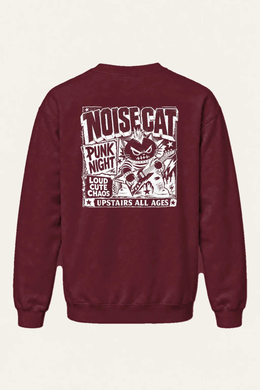 "Loud Quiet Chaos" Heavy Blend Unisex Crewneck Sweatshirt | Gildan 18000