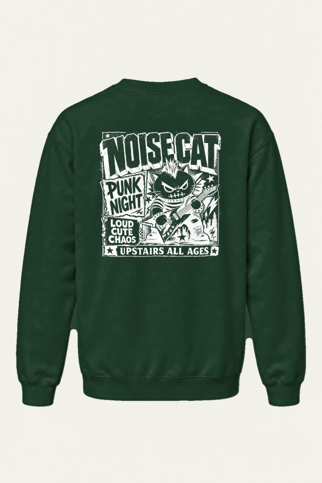 "Loud Quiet Chaos" Heavy Blend Unisex Crewneck Sweatshirt | Gildan 18000