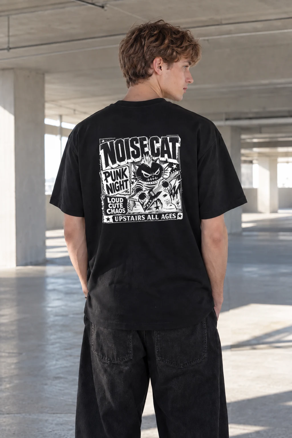 "Loud Quiet Chaos" Heavyweight Unisex Crewneck T-shirt | Gildan 5000