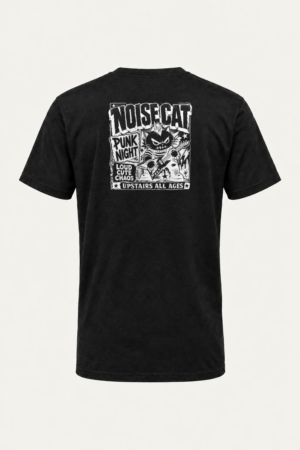 "Loud Quiet Chaos" Heavyweight Unisex Crewneck T-shirt | Gildan 5000
