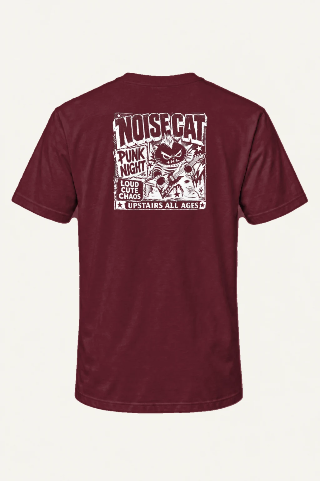 "Loud Quiet Chaos" Heavyweight Unisex Crewneck T-shirt | Gildan 5000