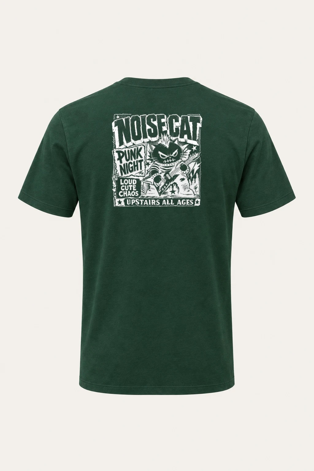 "Loud Quiet Chaos" Heavyweight Unisex Crewneck T-shirt | Gildan 5000
