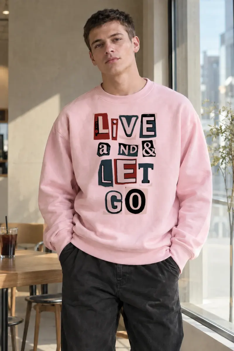 "Love And Let Go" Heavy Blend Unisex Crewneck Sweatshirt | Gildan 18000