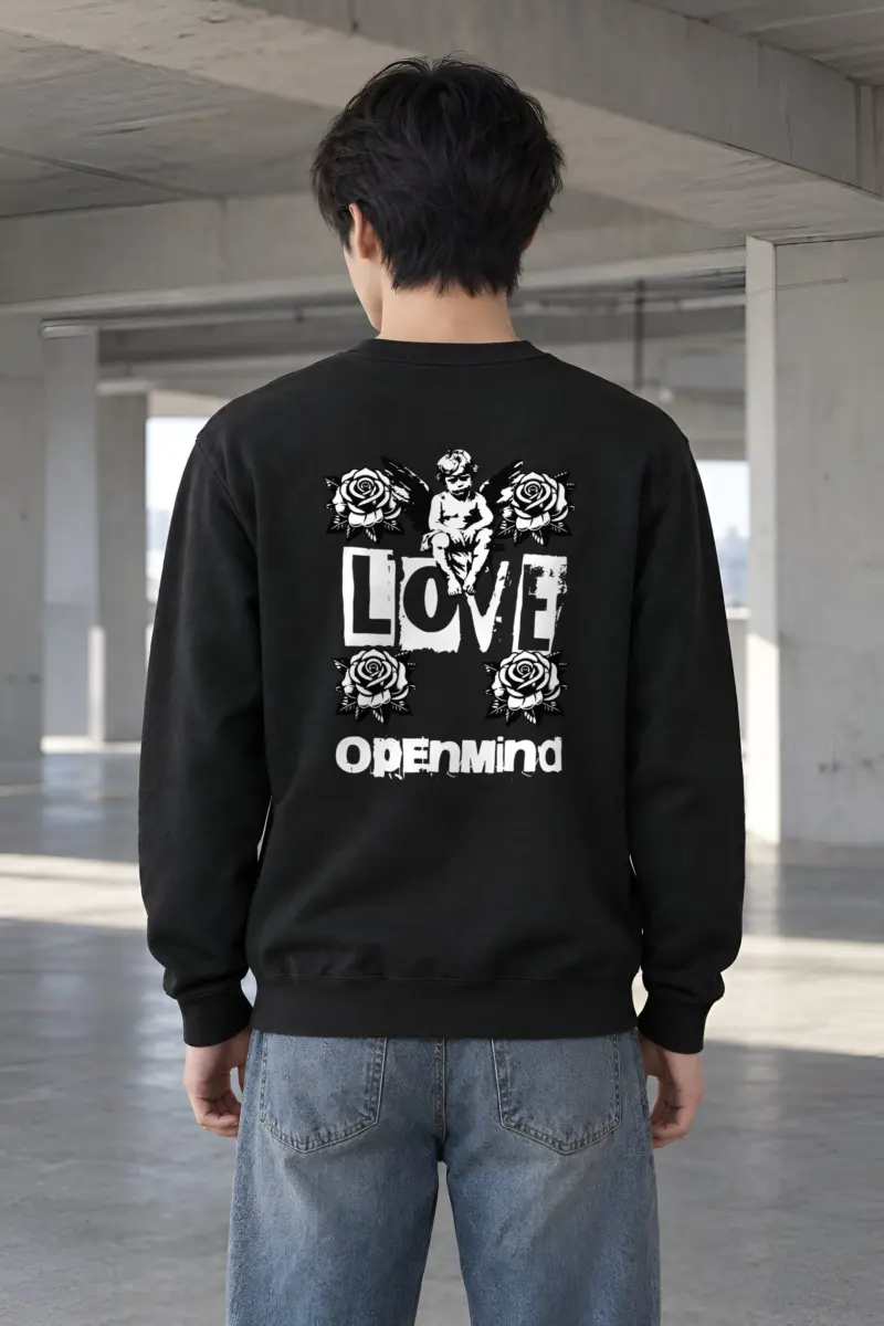"Love Cherub" Heavy Blend Unisex Crewneck Sweatshirt