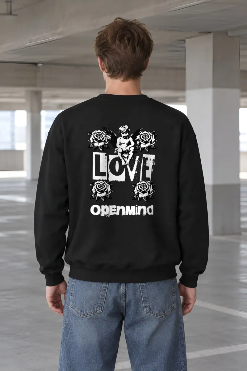 "Love Cherub" Heavy Blend Unisex Crewneck Sweatshirt