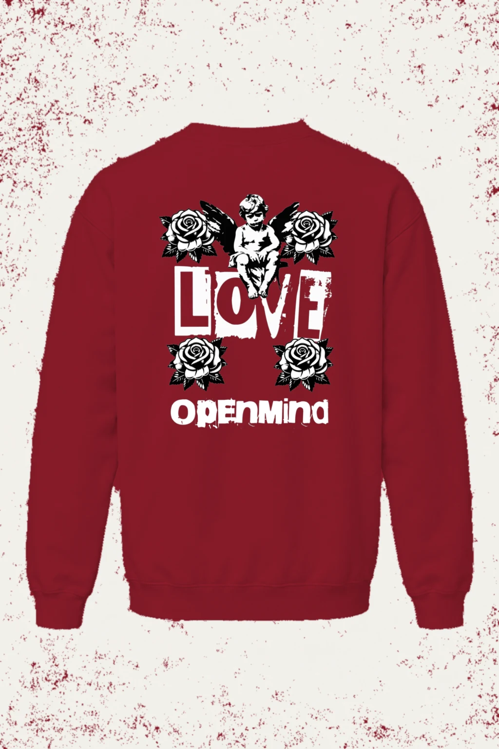 "Love Cherub" Heavy Blend Unisex Crewneck Sweatshirt | Gildan 18000