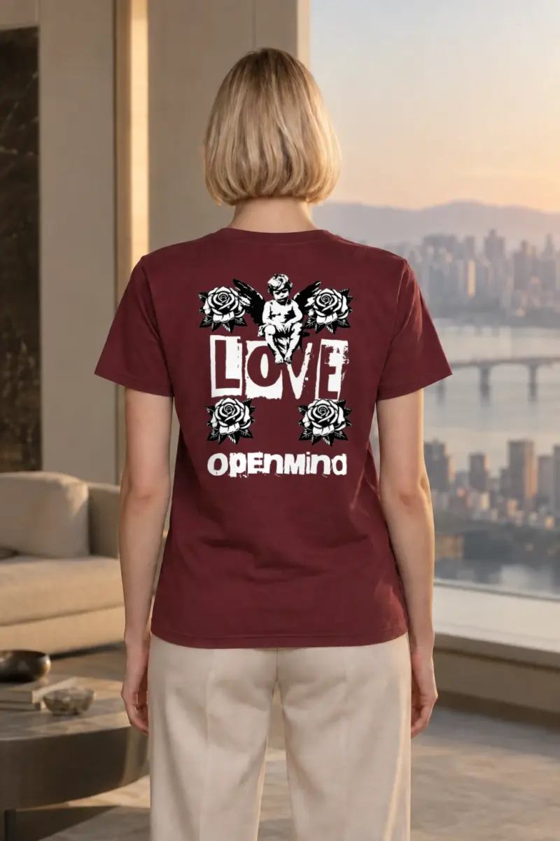 "Love Cherub" Heavyweight Unisex Crewneck T-shirt | Gildan 5000