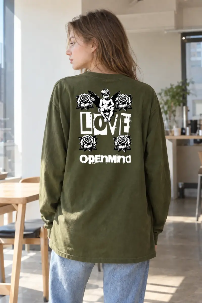 “Love Cherub” Unisex Longsleeve T-shirt | Gildan 2400