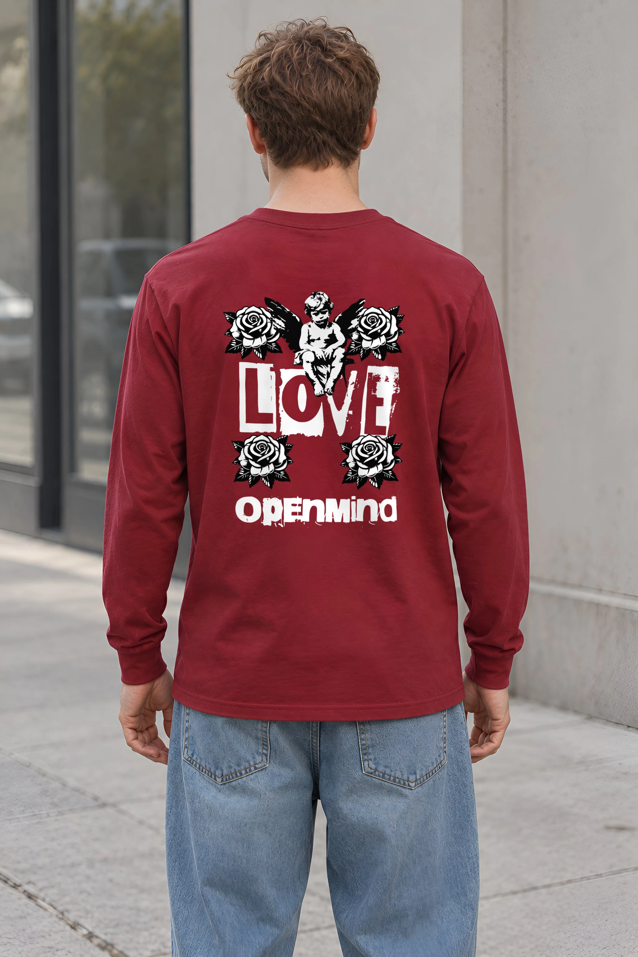 "Love Cherub" Unisex Longsleeve T-shirt