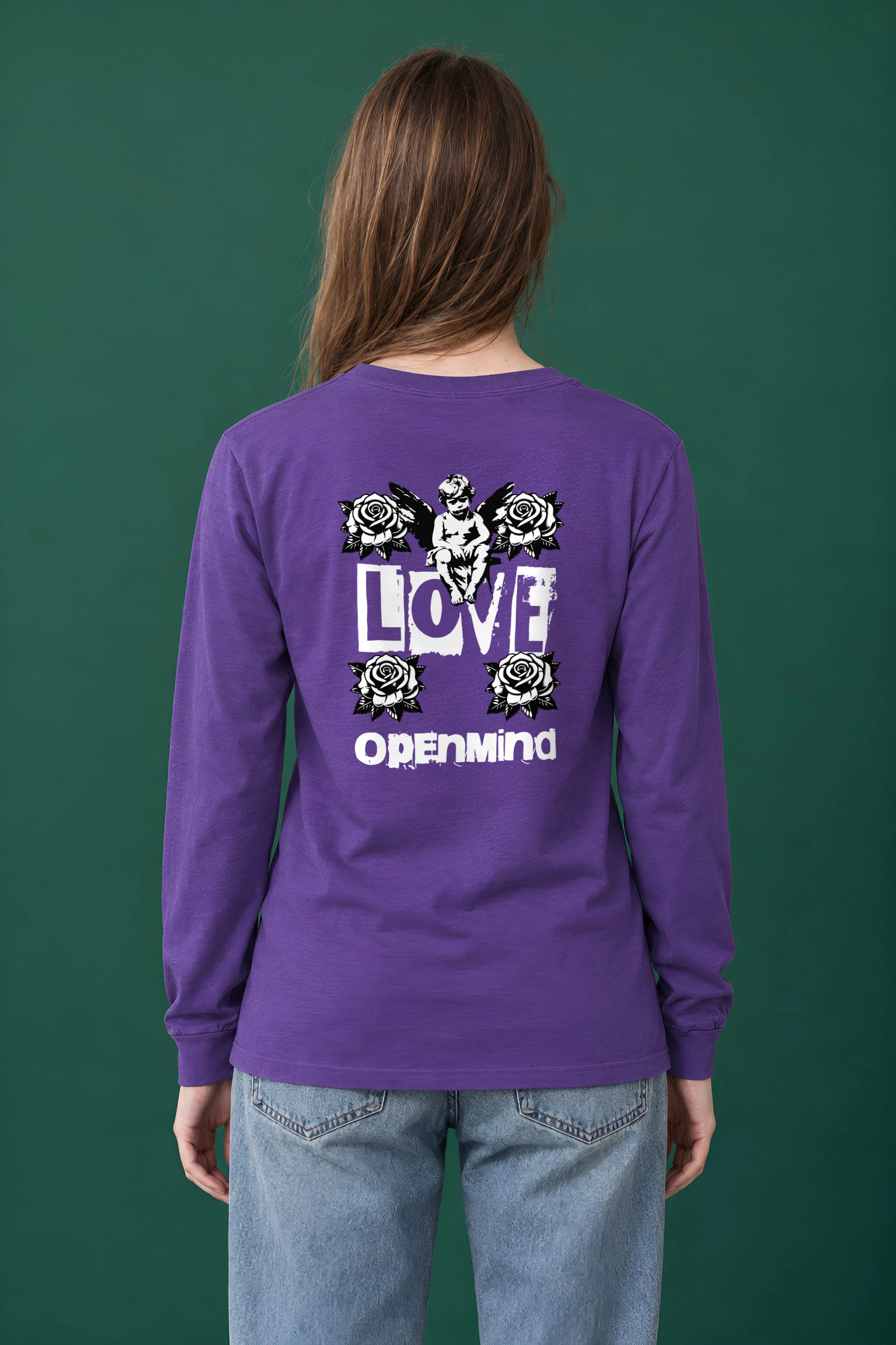 "Love Cherub" Unisex Longsleeve T-shirt